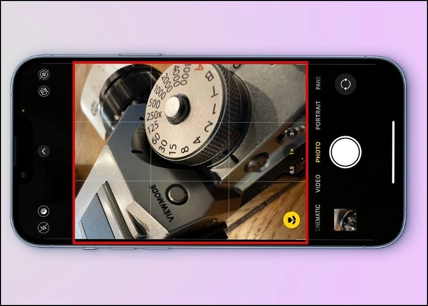 Lưới 3x3 và HDR trên iPhone